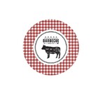 Sousplat Xadrez Barbecue - 1 Peça - Com Base