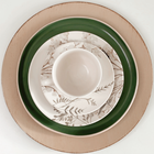 Sousplats Patinado Opala Jogo Americano Redondo Supla Souspla