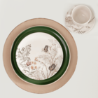 Sousplats Patinado Opala Jogo Americano Redondo Supla Souspla