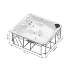 SPA com Hidromassagem 90x215x198cm Barcelona Confort Stamplas