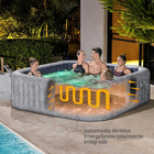 Spa Inflável 1.180L com Bomba 220V e 180 Jatos Lay-z San Francisco Hydrojet Bestway