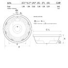 Spa Lineaplas Rubi 1,95x1,95x0,82 Gel Coat Com Hidro