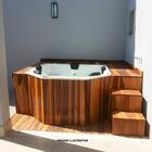 Spa Lineaplas San Juan 1,70x1,70x0,85 Gel Coat Com Hidro