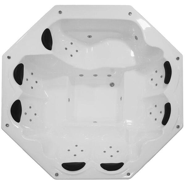 Spa Lineaplas Topazio 2,63x2,63x0,75 Gel Coat Com Hidro