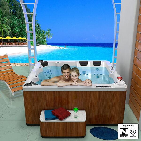 Spa Playazo Slim Gel Coat 240x220 220v Bifásico Albacete