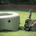 Spa Inflável 795L com Bomba 110V e 120 Jatos Verde Oliva Intex