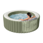 Spa Inflável 795L com Bomba 110V e 120 Jatos Verde Oliva Intex