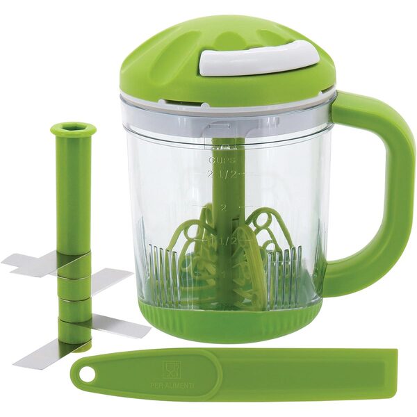 Speed Mini Processador Alimento 16x15x10cm 620ml Polipropilen