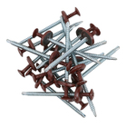 Speedfix Kit Parafuso Autobrocante com Anilha Embutida Vermelho/Marrom 16x68xØ4,2mm Onduline