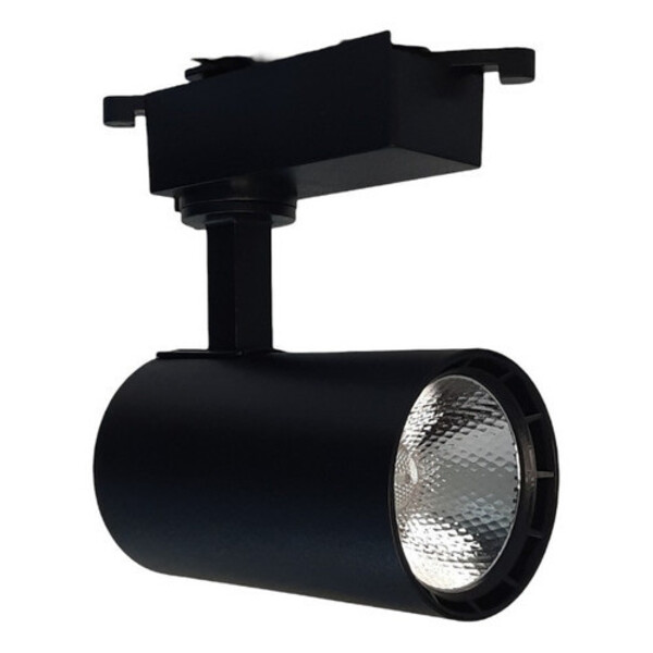 Spot 10 W Para Trilho Eletrificado Bivolt Preto Branco Quente