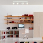 Spot 4 Luzes Metal Branco Ideal Sala De Estar Closet Moderno