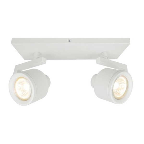 Spot Aero Branco Duplo Base Ret Treelux C290 H130 2xgu10 Máx.