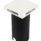 Spot Balizador De Embutir Piso Quadrado Branco Ip67 Led 2w 30