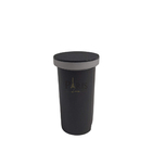 Spot Balizador De Embutir Piso Redondo Preto Ip67 Led 1w 3000