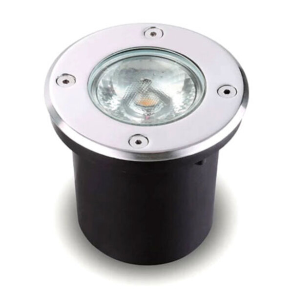 Spot Balizador De Embutir Piso Solo Ip66 Led 7w 3000k Bivolt