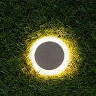 Spot Balizador Embutir Piso Solo Pazo Redondo Led 1w 3000k Bi