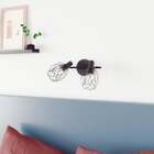 Spot Bar Merone 2Xe14 Metal Preto Fosco Inspire