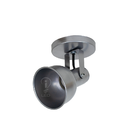 Spot Bulbo Alumínio Prata Com Canopla E27