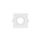 Spot Conecta De Embutir Par 20 Quadrado Plano Branco 13cm Evo