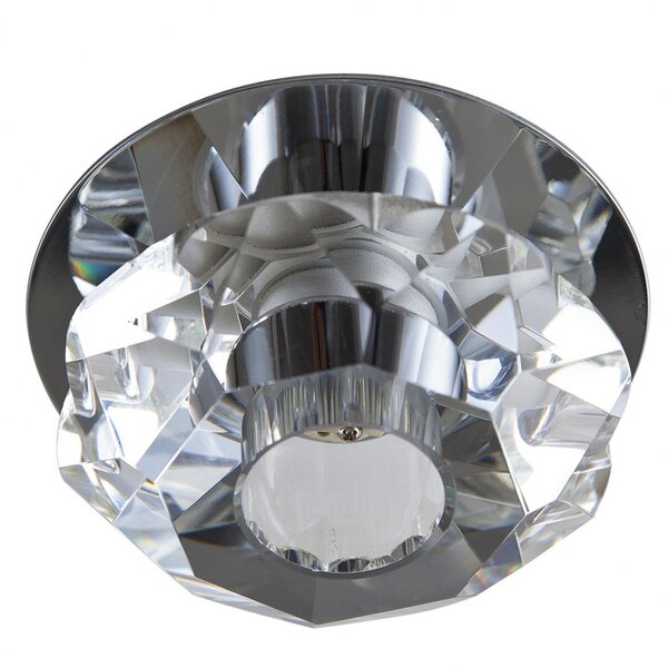 Spot De Cristal Embutir Octógono G9 71440000 Blumenau Transpa