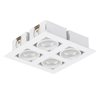 Spot de Embutir 4 Lâmpadas Branco Goli