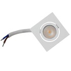Spot de Embutir Branco Com LED Luz Amarela 1W Gaya Bivolt