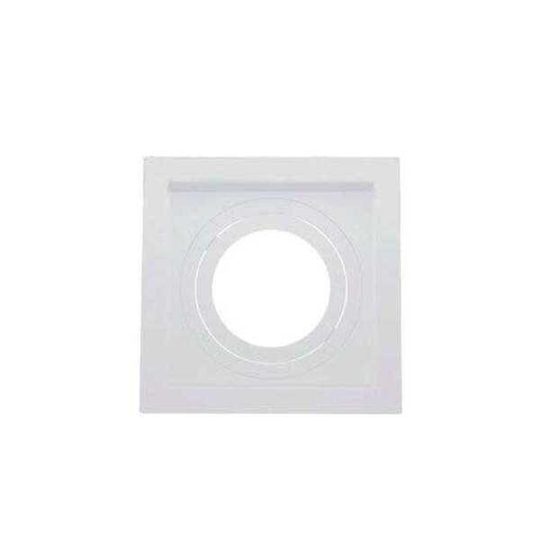 Spot De Embutir Conecta Par 20 Quadrado Recuado Branco 13cm E