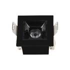 Spot de Embutir LED 2W Luz Amarela Preto Dot Light Luminatti Bivolt