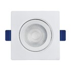 Spot de Embutir LED 3W Luz Neutra Branco Quadrado Black & Decker