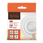 Spot de Embutir LED 5W Luz Amarela Eco Black+Decker Bivolt