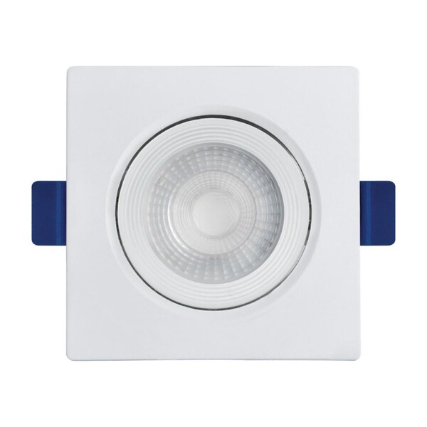 Spot de Embutir LED 5W Luz Neutra Branco Quadrado Black & Decker