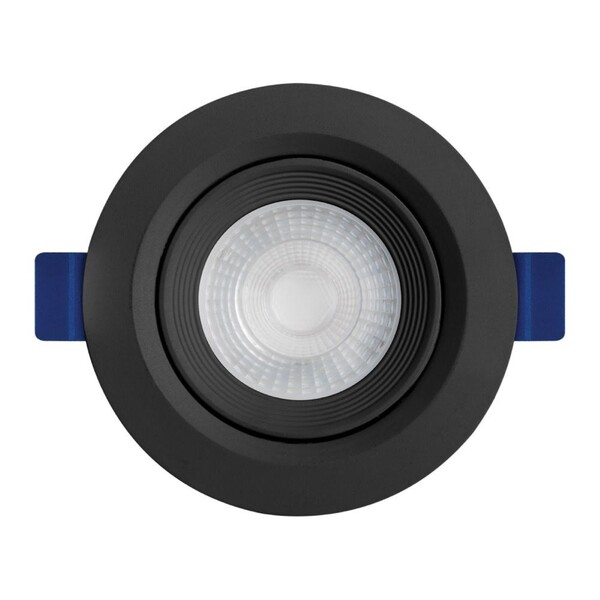 Spot de Embutir LED 5W Luz Neutra Preto Redondo Black & Decker