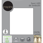 Spot de Embutir LED 9W Luz Amarela Inspire Bivolt