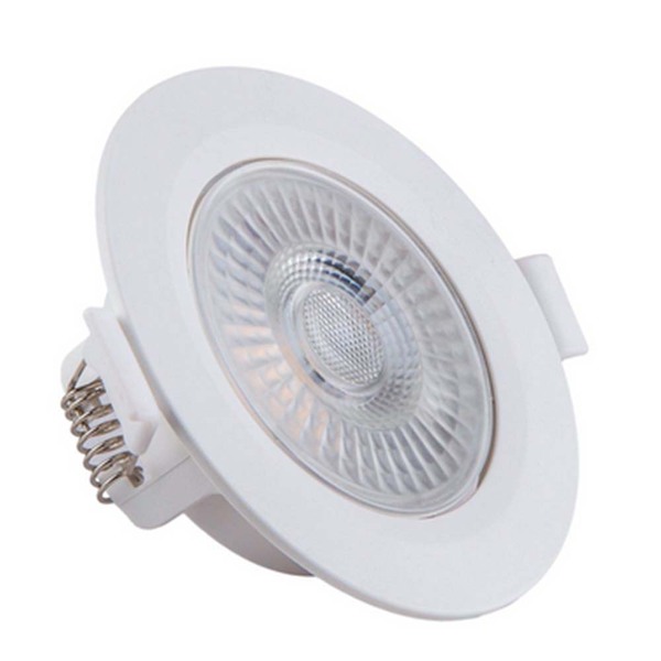 Spot De Embutir Led Redondo Pp 5w 4000k Luz Neutra Luminária