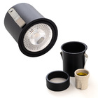 Spot De Embutir Micro Borda 8cm P/ Led Par20 E27 4447 Preto V