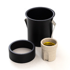 Spot De Embutir Micro Borda 8cm P/ Led Par20 E27 4447 Preto V