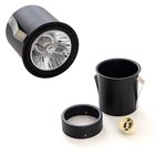 Spot De Embutir Micro Borda Preto P/ Ar70 Gu10 4448 Vettro St