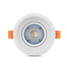 Spot De Embutir Mr16 Dicroica Redondo Recuado Branco 9cm Evol