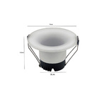 Spot De Embutir Nordecor Eton Mini Redondo Led Alto Irc 90 7w