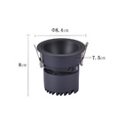 Spot De Embutir Nordecor Zagle Redondo Led Alto Irc 97 10w Bi