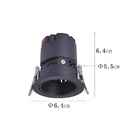 Spot De Embutir Nordecor Zagle Redondo Led Alto Irc 97 5w Biv