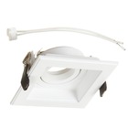 Spot de Embutir Bella Iluminação Quadrado Alumínio Branco 35W Bivolt