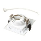 Spot de Embutir Bella Iluminação Quadrado Alumínio Branco 35W Bivolt