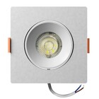 Spot de Embutir Quadrado Com LED Luz Neutra 5W Easy LLUM Bronzearte Bivolt
