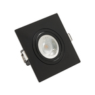 Spot de Embutir Quadrado Dicroica Preto Save Energy