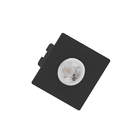 Spot de Embutir Quadrado Mini Dicroica Preto Save Energy