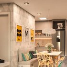 Spot De Embutir Quadrado Preto C/ Recuo Preto  Par20 - Lumanti