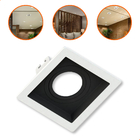 Spot De Embutir Recuado Direcionável Quadrado Para Lâmpada Di