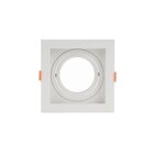 Spot De Embutir Recuado Nordecor Flea Para 1 Lâmpada Ar70 Qua