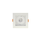 Spot De Embutir Recuado Nordecor Flea Para 1 Lâmpada Mr11 Qua